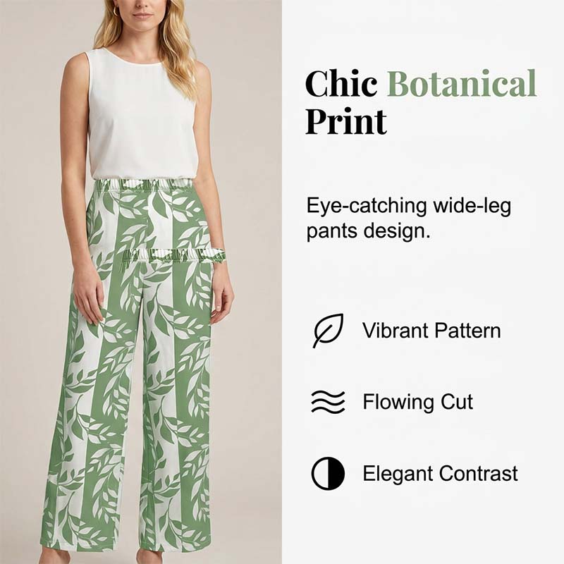 💥 👗 Tvådelat set med blommönster – perfekt för avkoppling, resor och vardagsbruk 💖